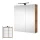 Spiegelschrank mit LED Beleuchtung 60cm (gold eiche)