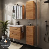 Badmöbel-Set mit Spiegelschrank 63cm und 2x...