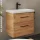 Waschtisch mit Unterschrank 60 cm - gold eiche