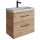 Waschtisch mit Unterschrank 60 cm - gold eiche