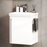 Unterschrank mit Waschbecken 50 cm Wei&szlig;