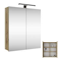 Spiegelschrank Merkur, artizan eiche, 60 cm, mit...