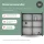 Spiegelschrank Merkur, anthrazit, 60 cm, mit LED-Leuchte in schwarz