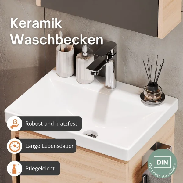 Vanity Unit with Sink 50 cm