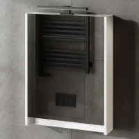 Armoire de toilette Planetmöbel – 50 cm, blanc...