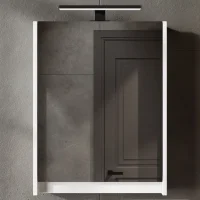 Armoire de toilette Planetmöbel – 50 cm, blanc...