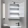 Planetmöbel Spiegelschrank – 50cm Weiß Hochglanz, mit LED-Beleuchtung