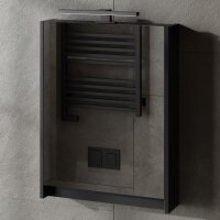 Planetm&ouml;bel Spiegelschrank &ndash; 50cm Schwarz...