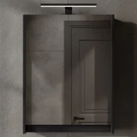 Armoire de toilette Planetmöbel – 50 cm, noir...