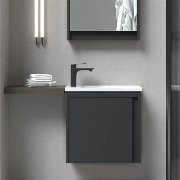 Vanity unit with washbasin 50 cm in various colors