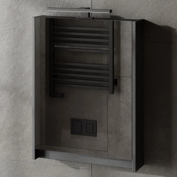 Mirror cabinet with LED lighting 50cm, various colours colours