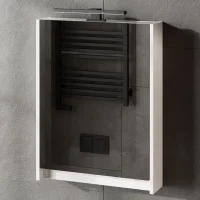 Spiegelschrank mit LED-Beleuchtung 50cm, versch. Farben