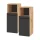 with 2 medium-sized cabinets