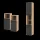 with 2 mid-height cabinets and 1 tall cabinet